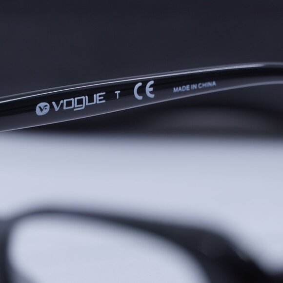Vogue VO2960-B W44 Cat Eye Eyeglasses 52mm Black - Picture 7 of 10